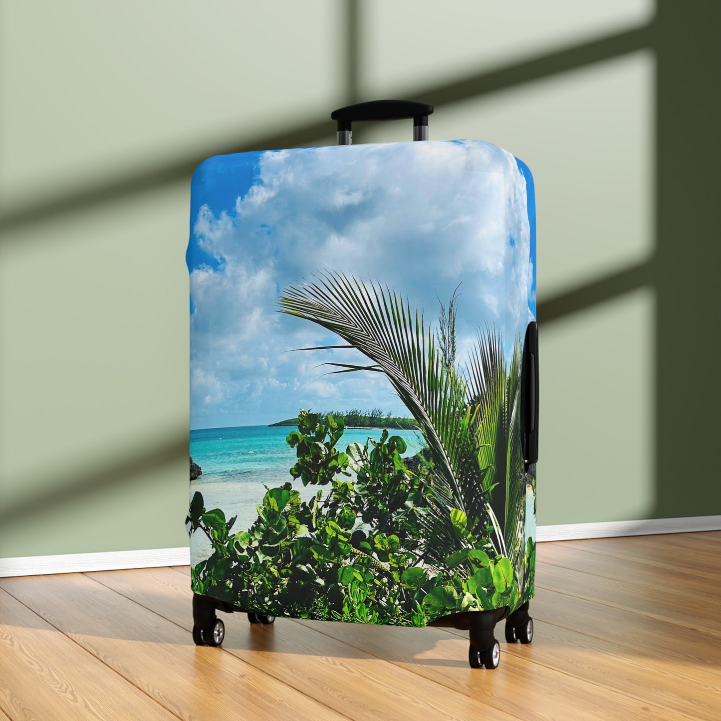 Tropical Luggage Cover - "Bahama Bloom"