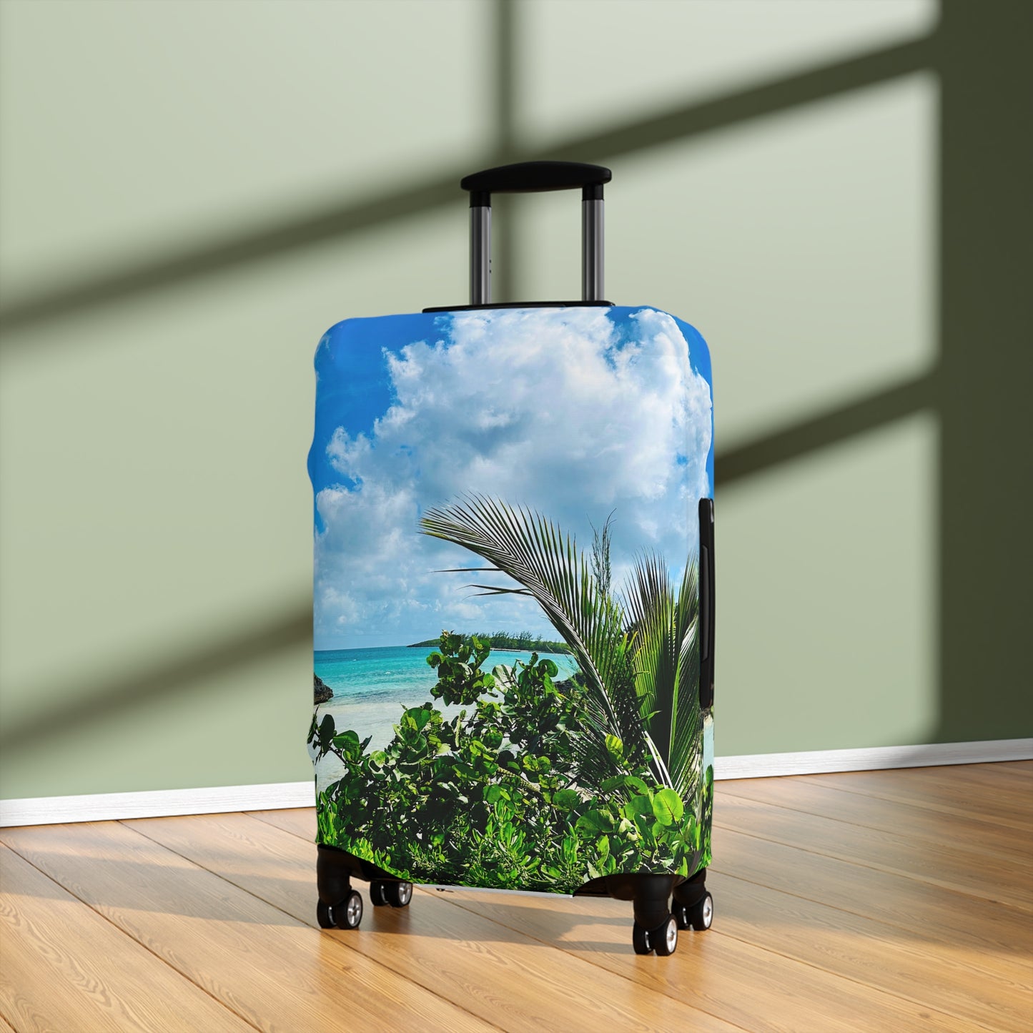 Tropical Luggage Cover - "Bahama Bloom"