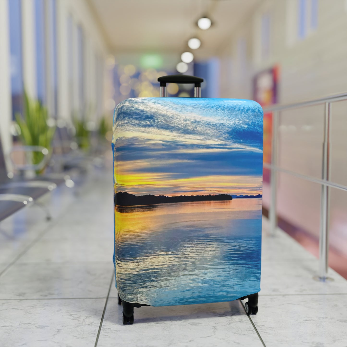 Scenic Luggage Cover - "Frosted Light"