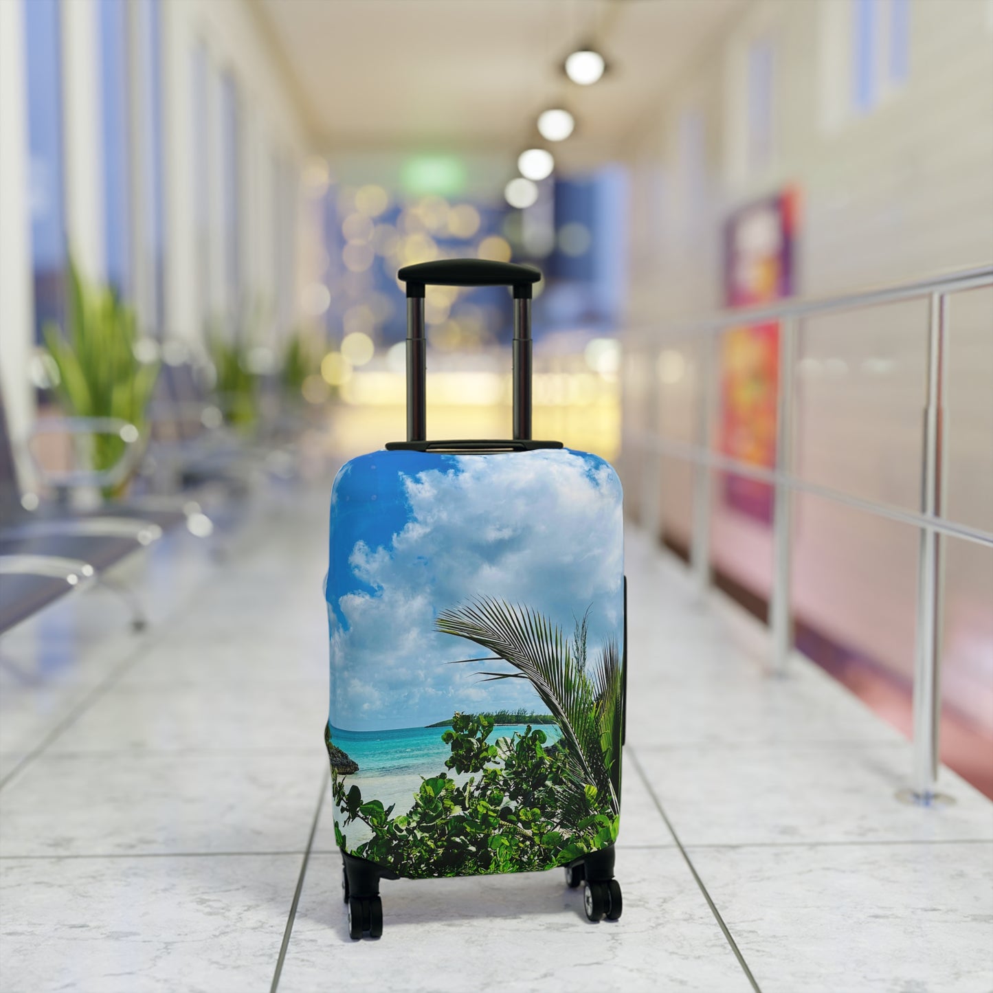 Tropical Luggage Cover - "Bahama Bloom"