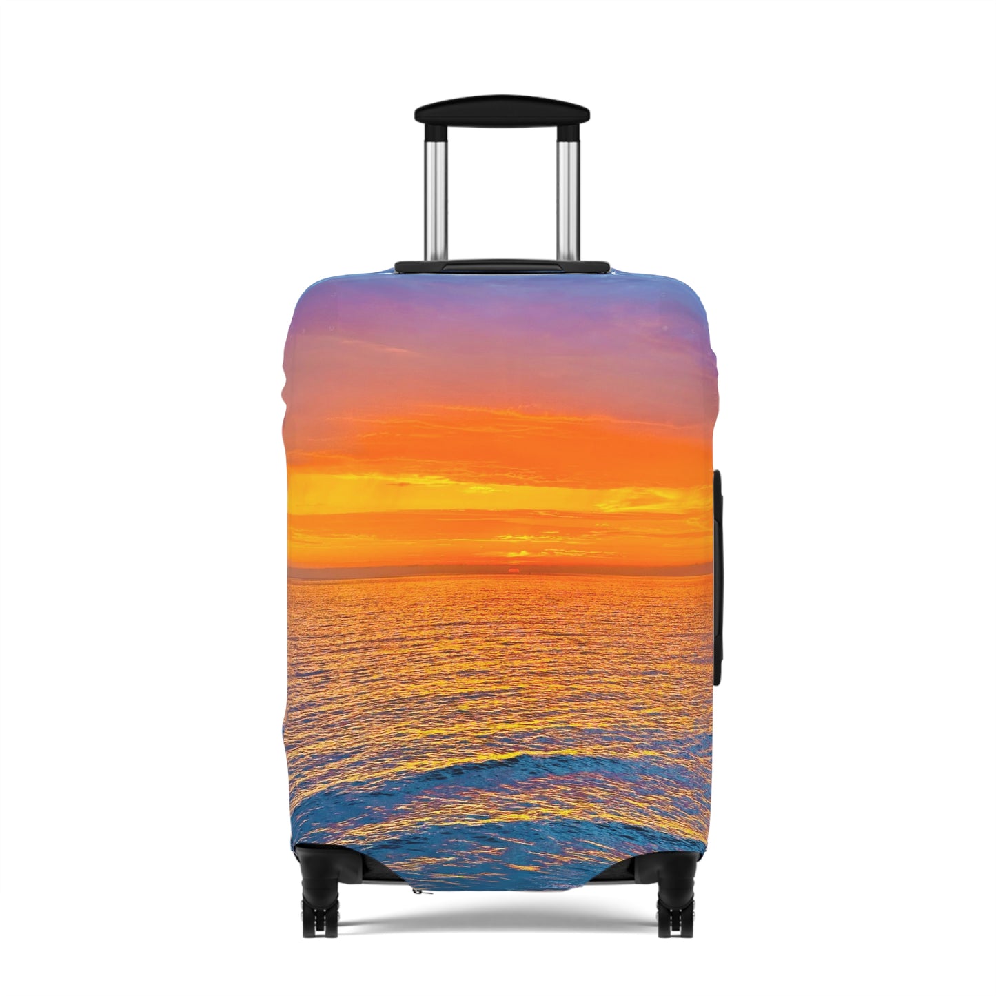 Sunset Ocean Luggage Cover - "Color Wheel"