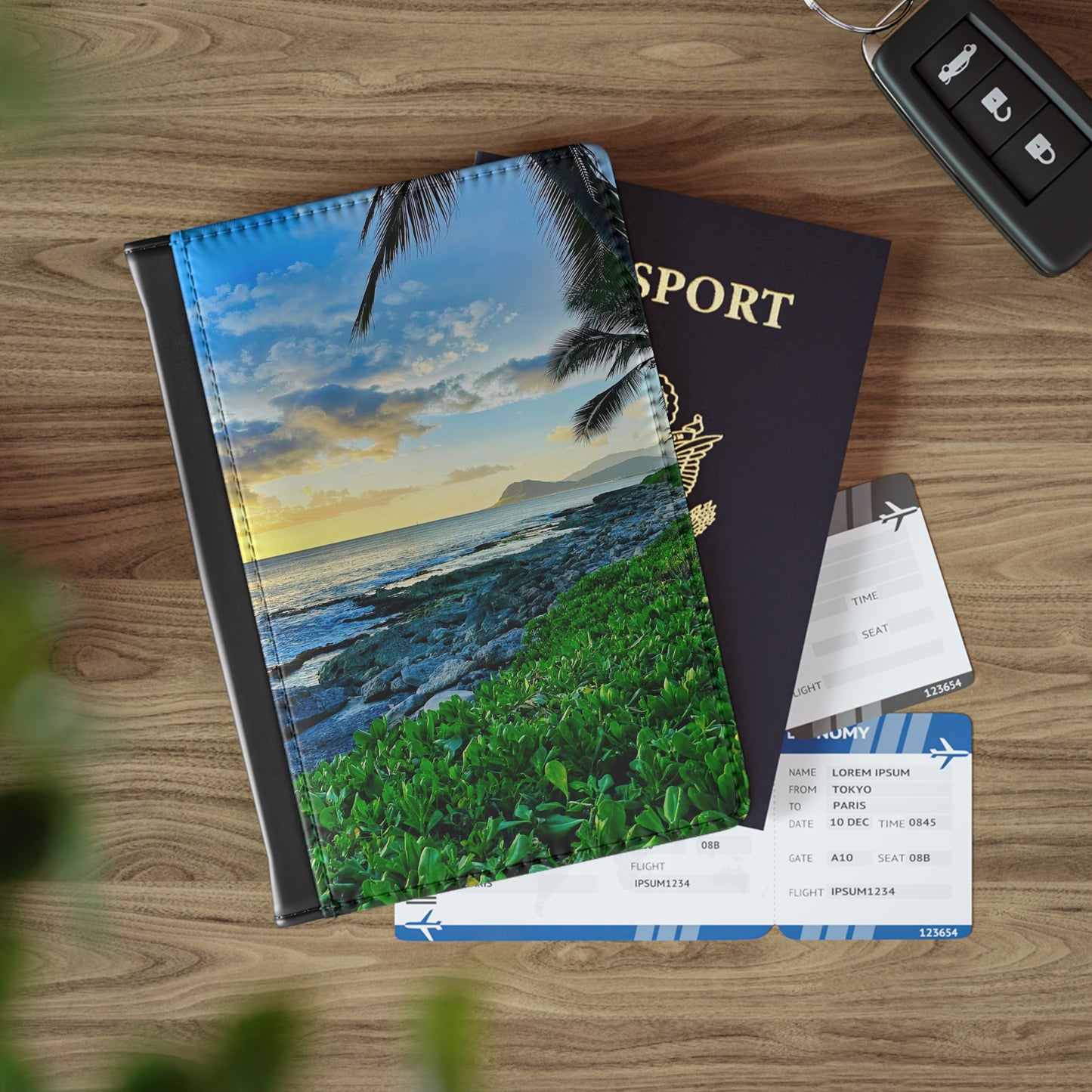 Scenic Passport Cover - "Oahu Glow"