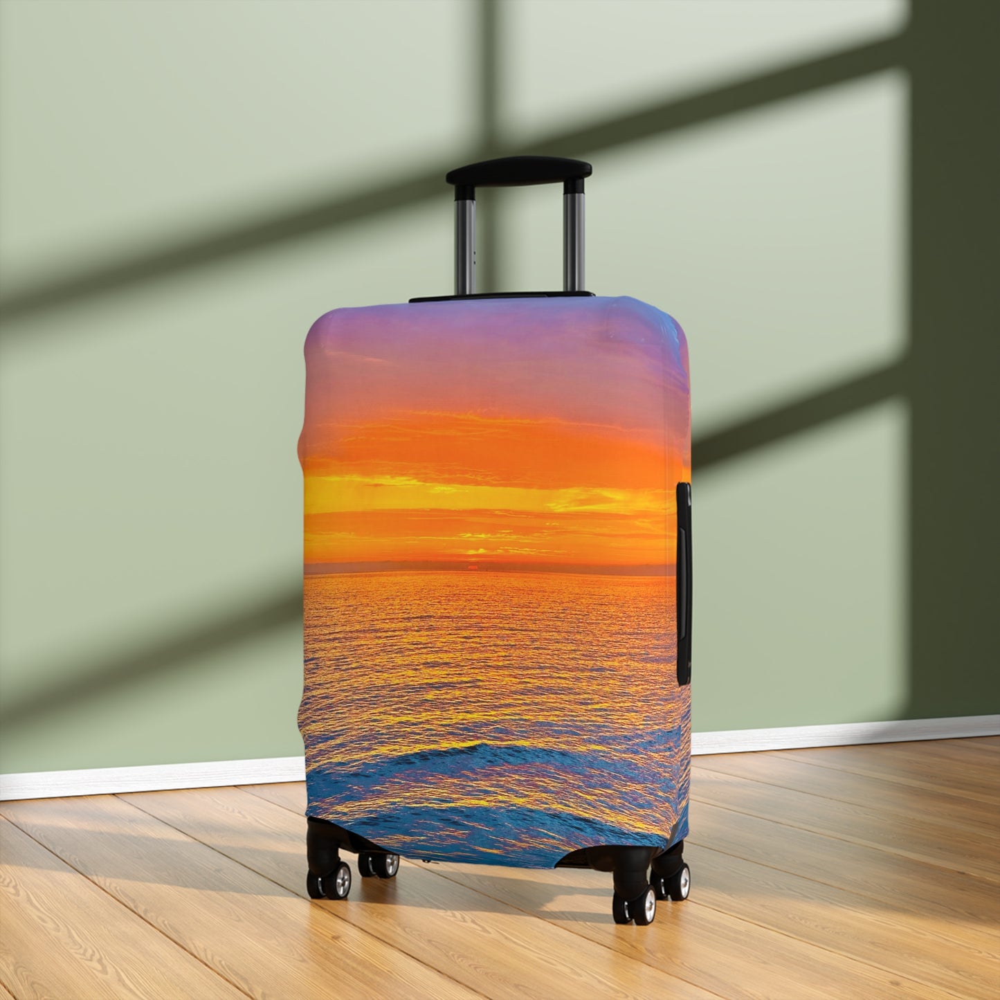 Sunset Ocean Luggage Cover - "Color Wheel"