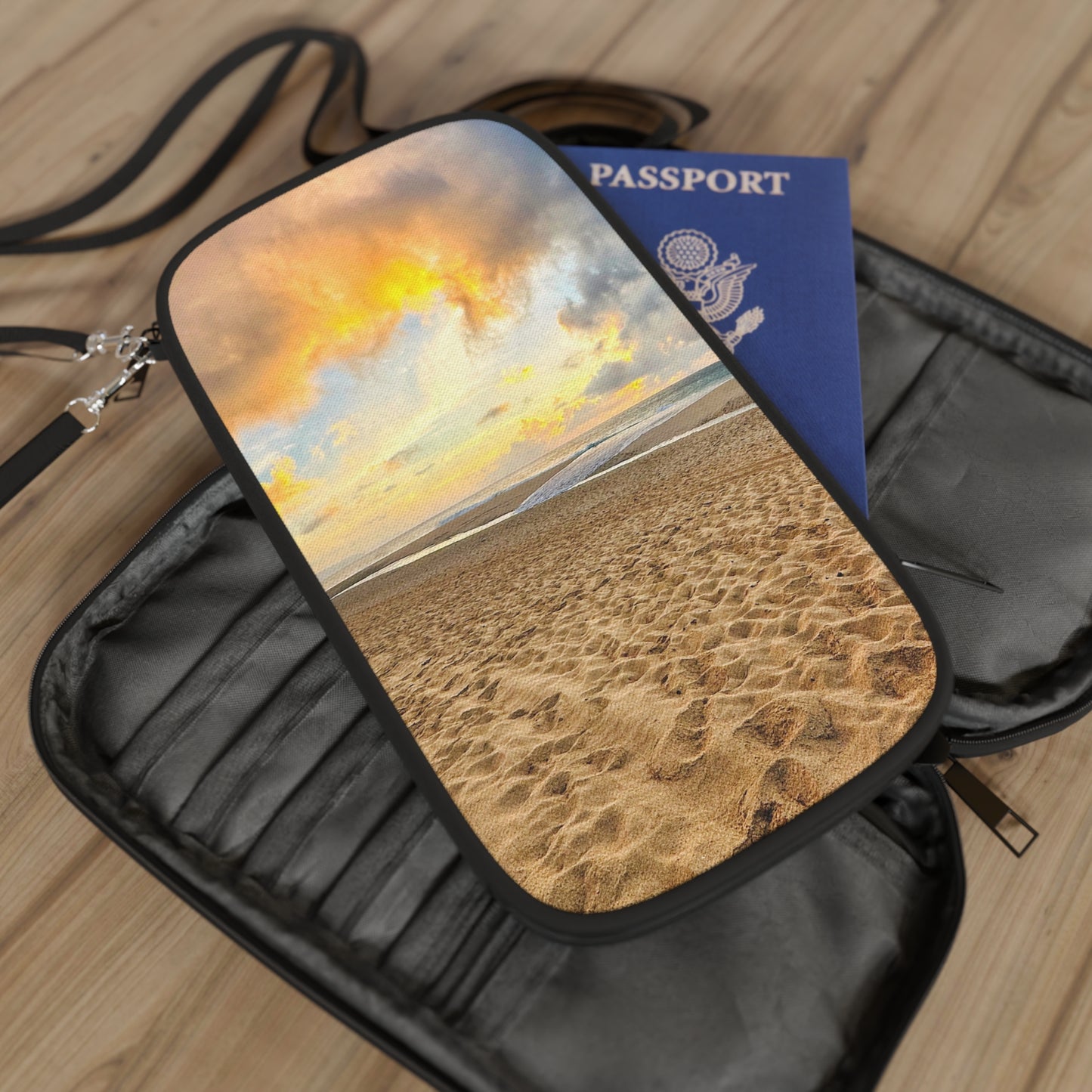 Passport Wallet - "Sunset Sands"