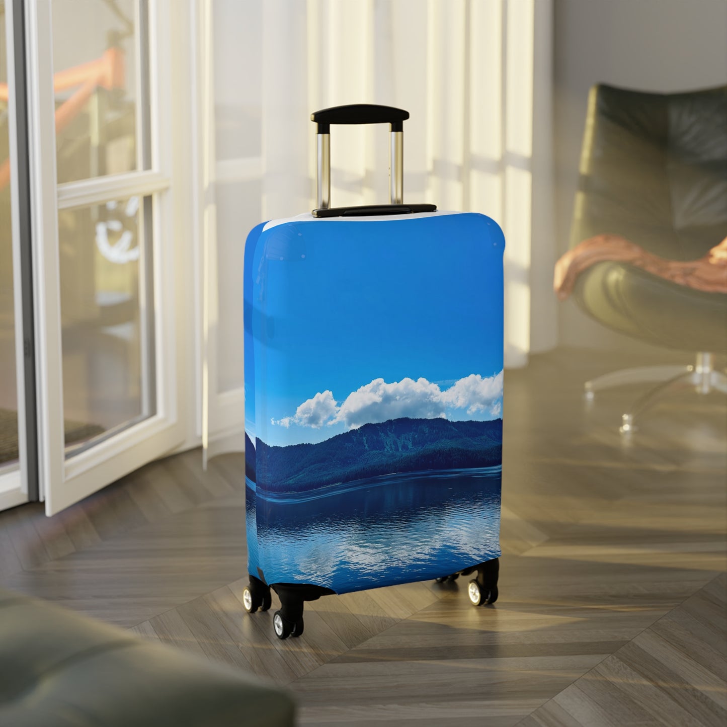 Luggage Cover - "Crystal Reflection"