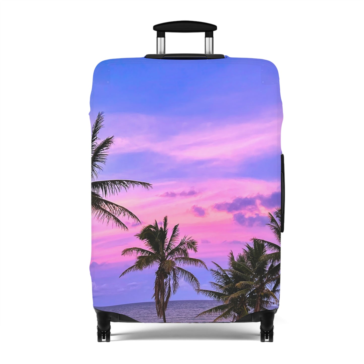 Tropical Luggage Cover - "Bubblegum"