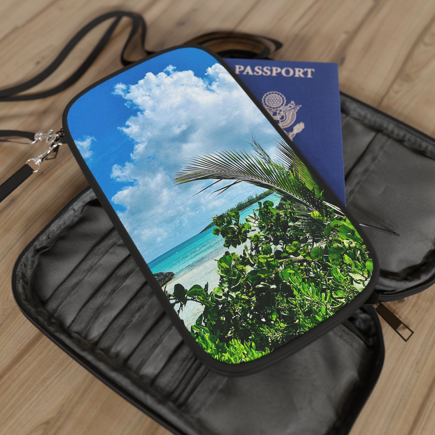 Passport Wallet - "Bahama Bloom"