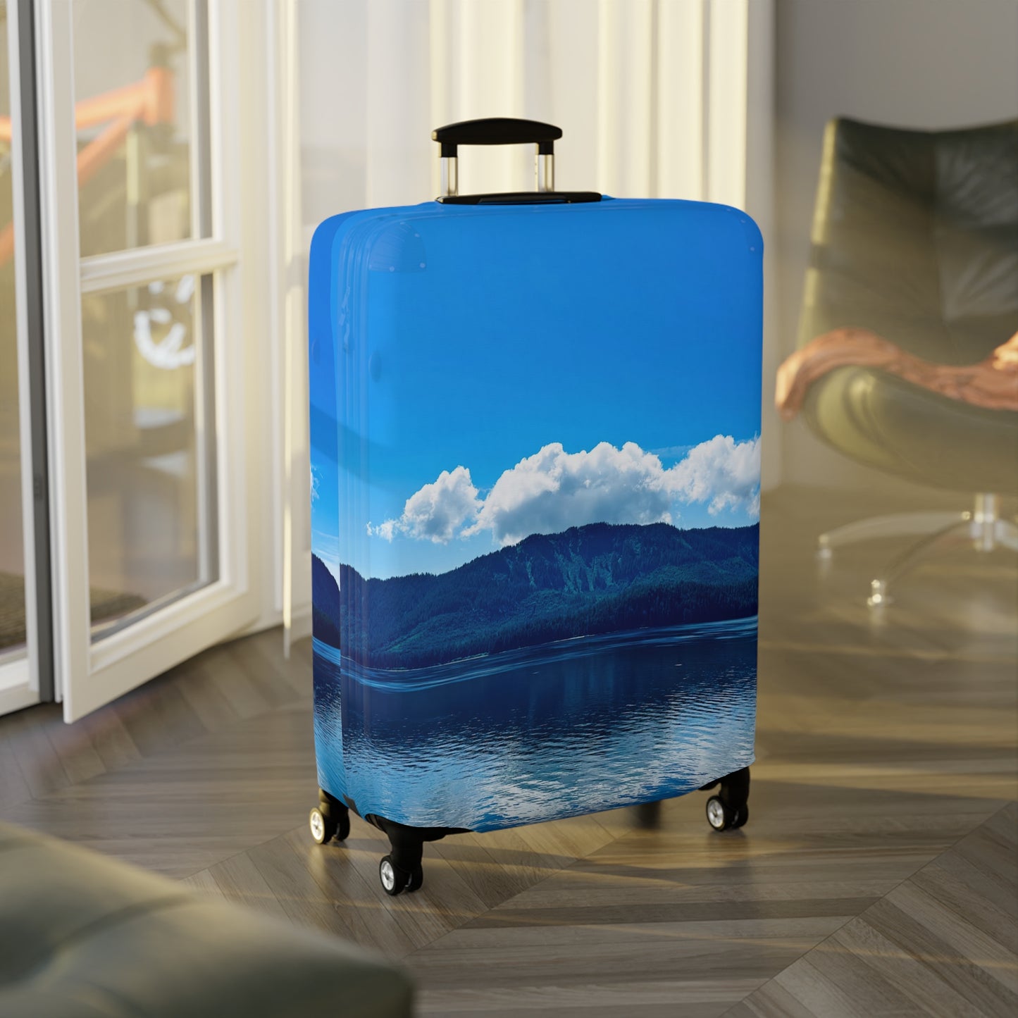 Luggage Cover - "Crystal Reflection"