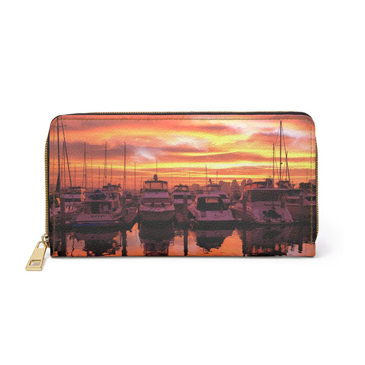 Zipper Wallet - "Tinsley's Harbor"