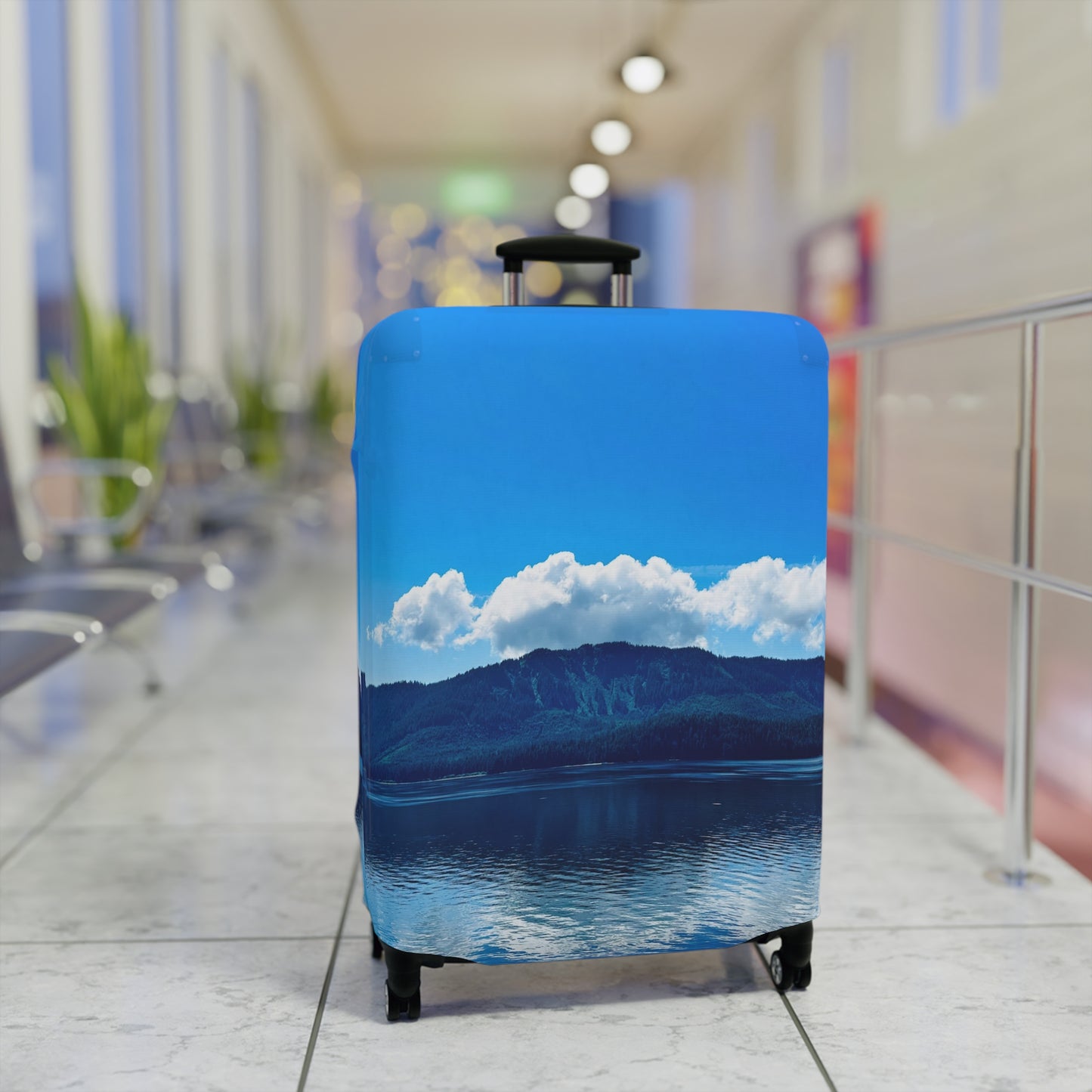 Luggage Cover - "Crystal Reflection"