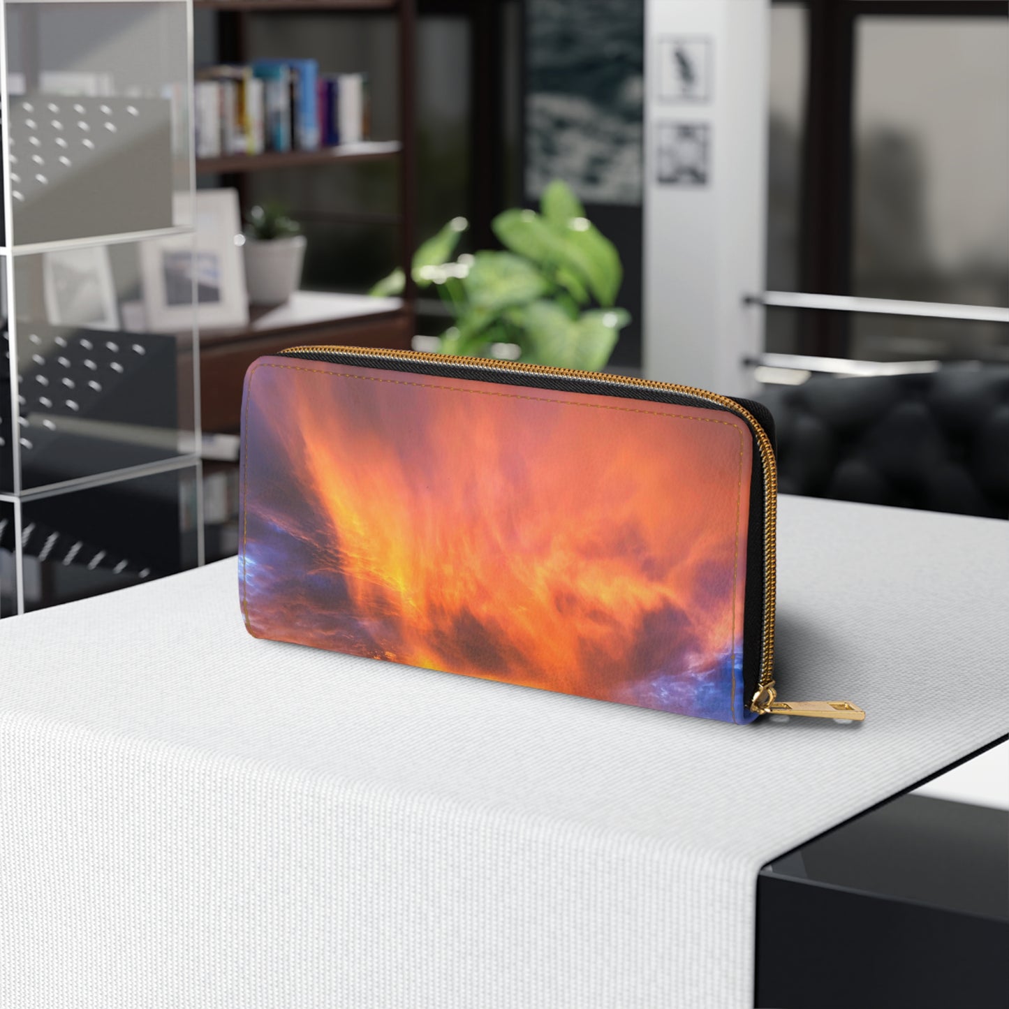 Zipper Wallet - "Sunfire"