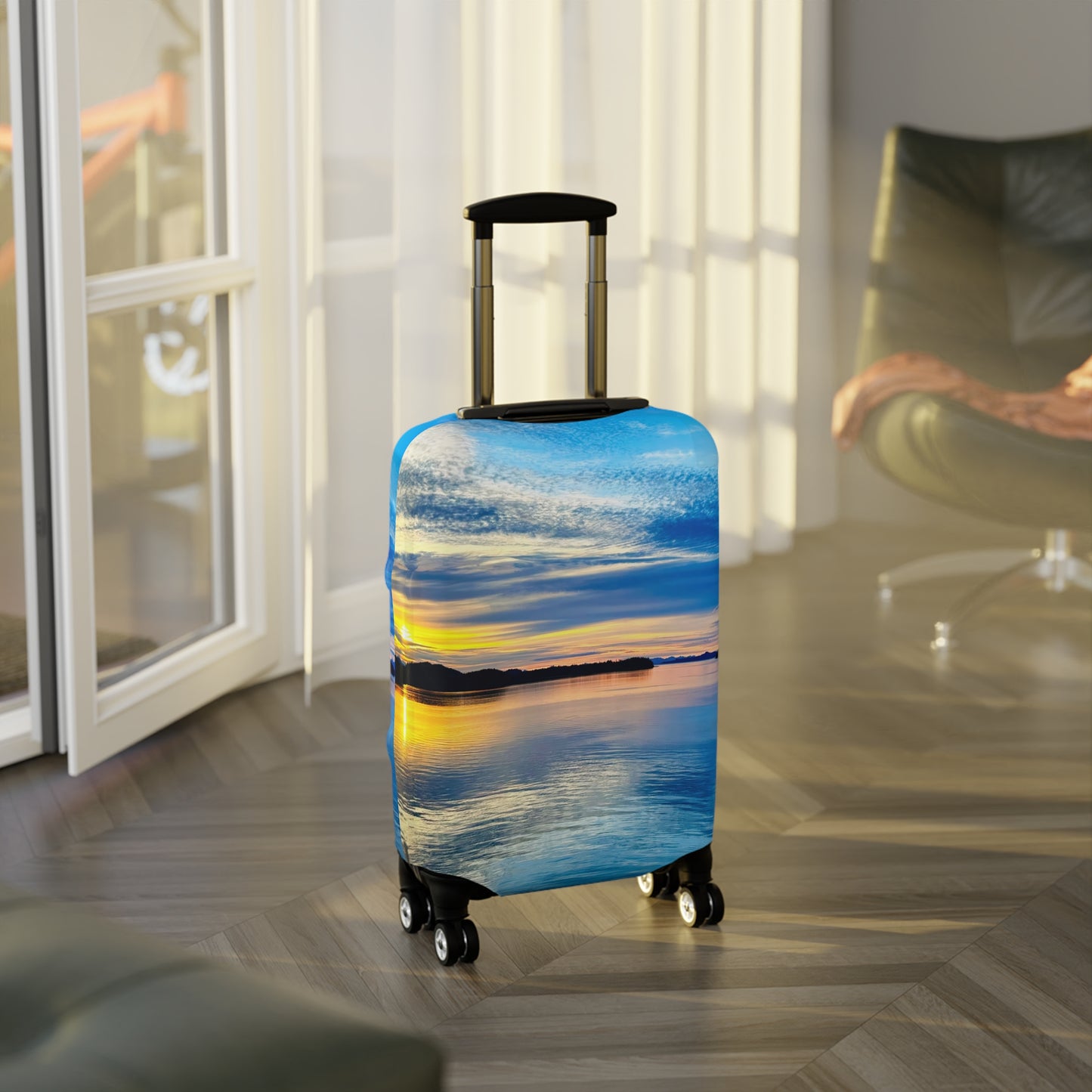 Scenic Luggage Cover - "Frosted Light"