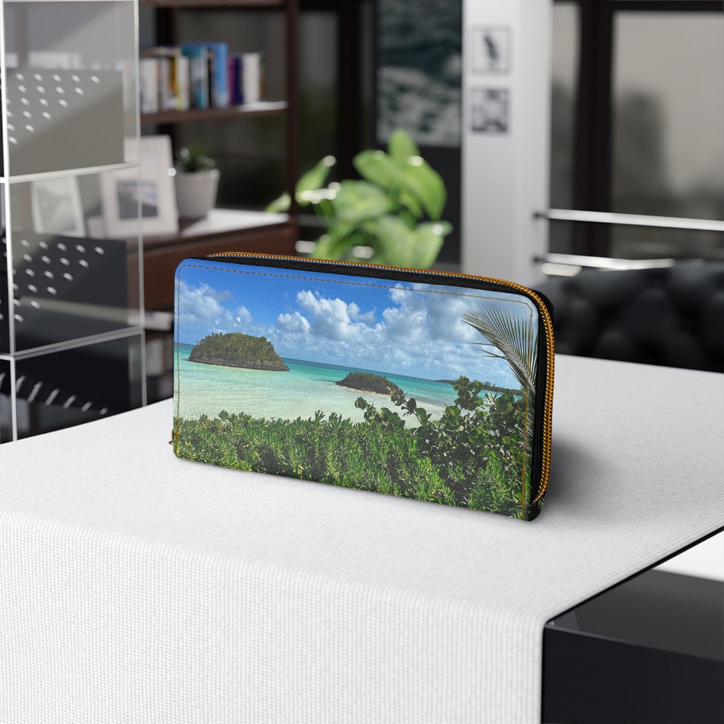 Zipper Wallet - "Sea Turtle"