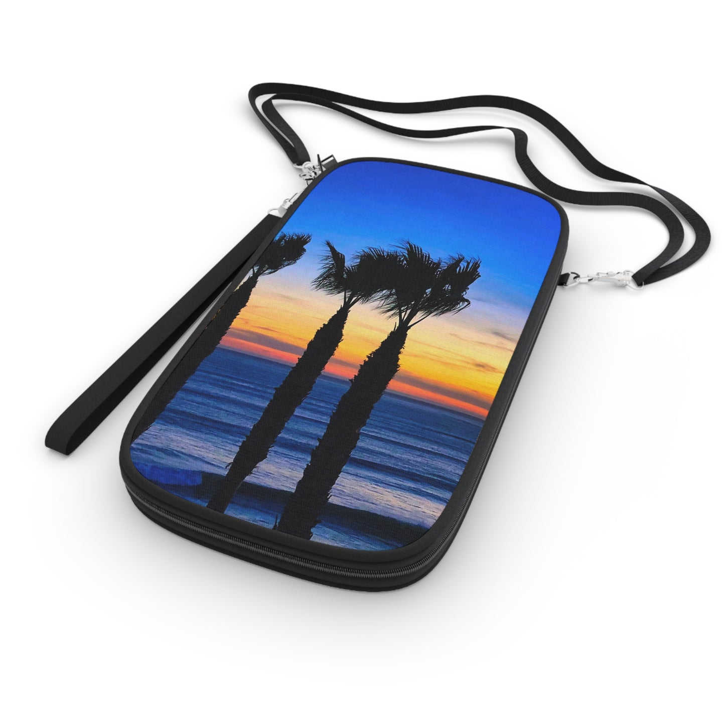 Passport Wallet - "Twilight Palms"