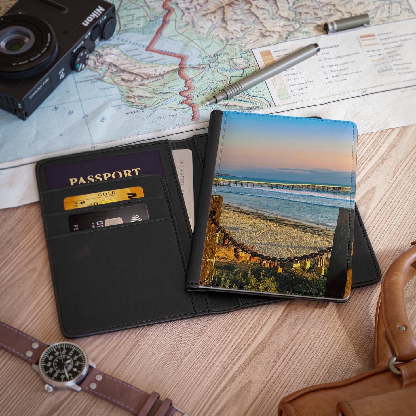 Passport Cover - "Locked Love"
