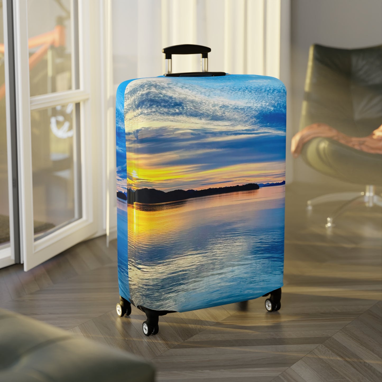 Scenic Luggage Cover - "Frosted Light"