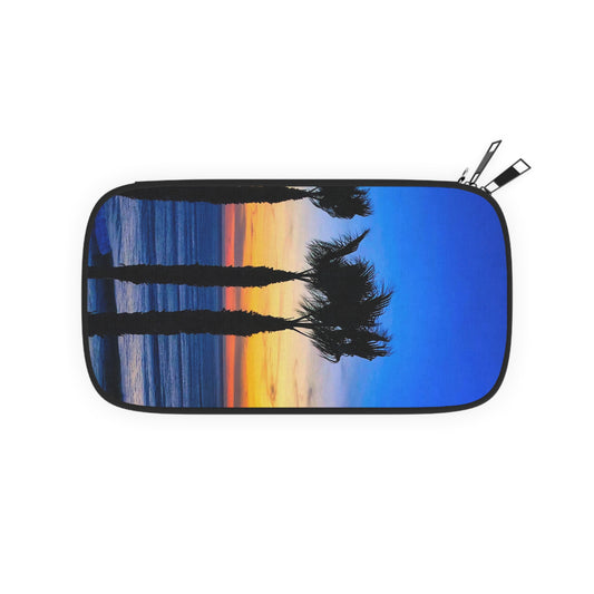 Passport Wallet - "Twilight Palms"