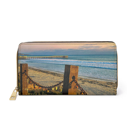 Zipper Wallet - "Locked Love"