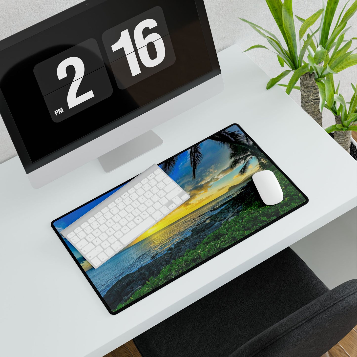 Desk Mat - "Mellow Yellow"