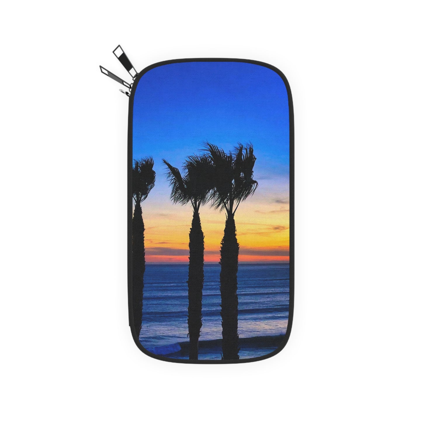 Passport Wallet - "Twilight Palms"