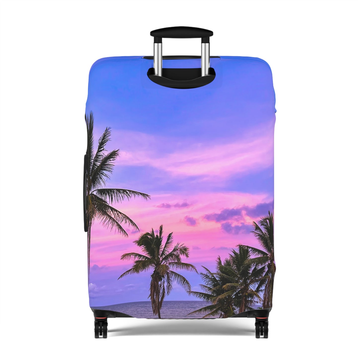 Tropical Luggage Cover - "Bubblegum"