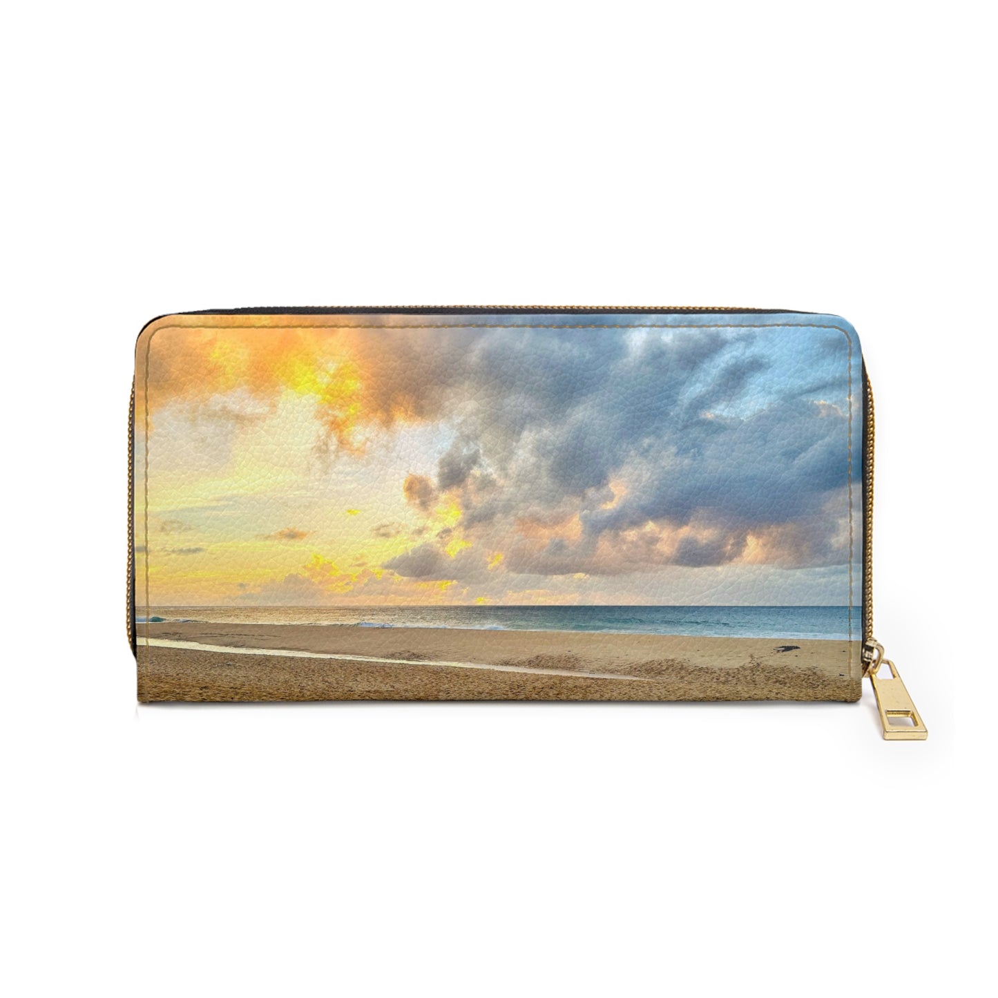 Zipper Wallet - "Shore Radiance"