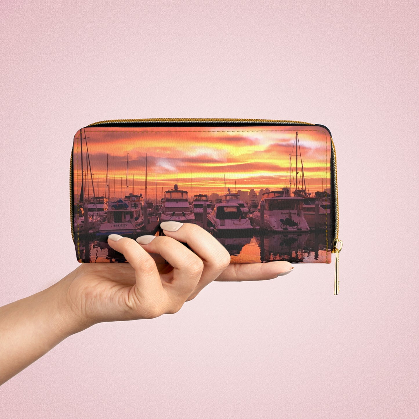 Zipper Wallet - "Tinsley's Harbor"
