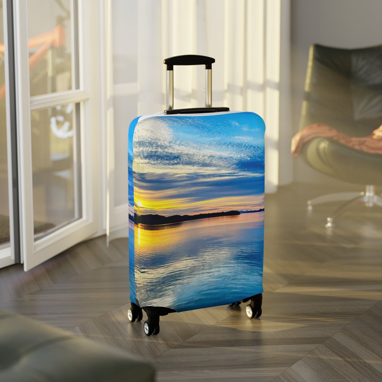 Scenic Luggage Cover - "Frosted Light"