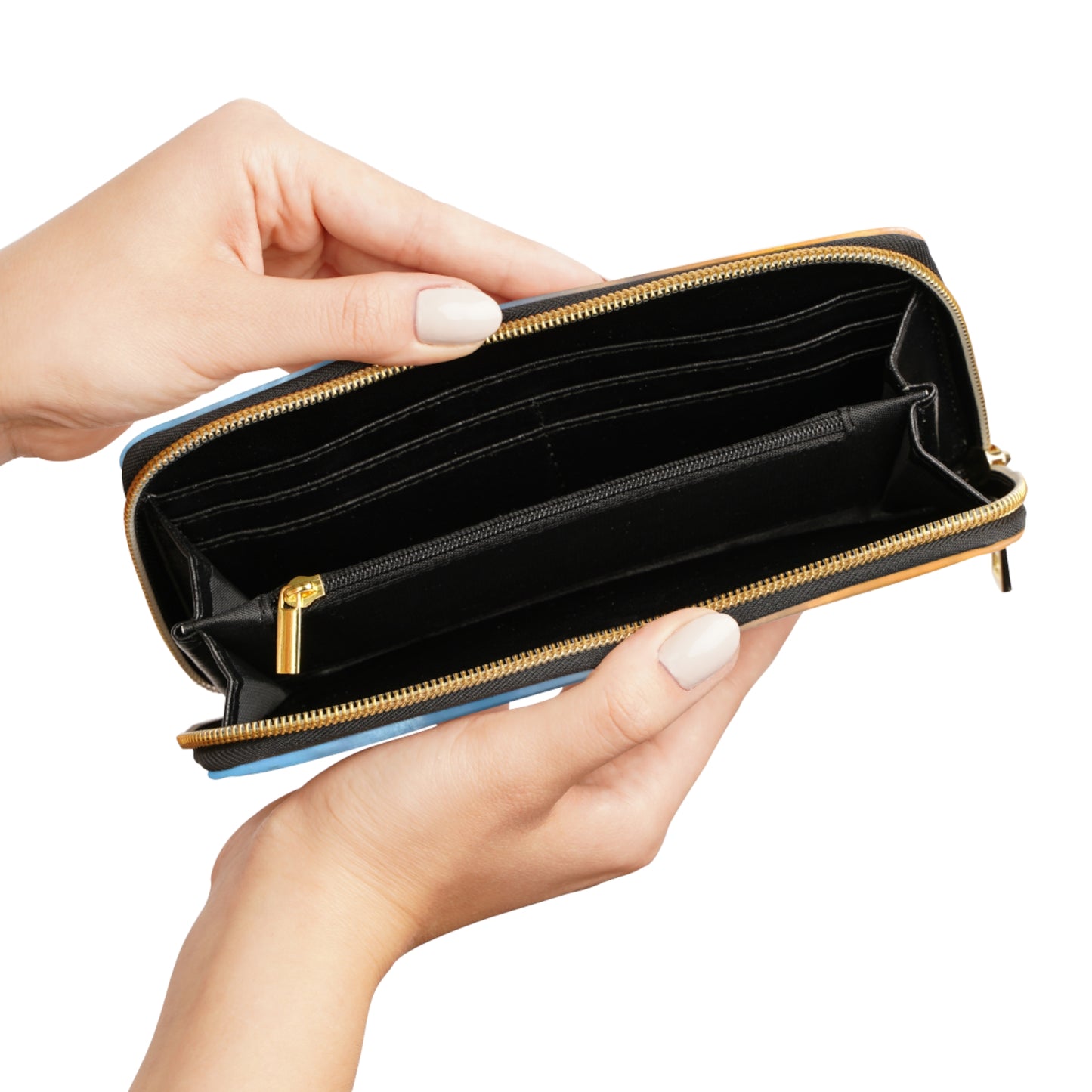 Zipper Wallet - "Shore Radiance"