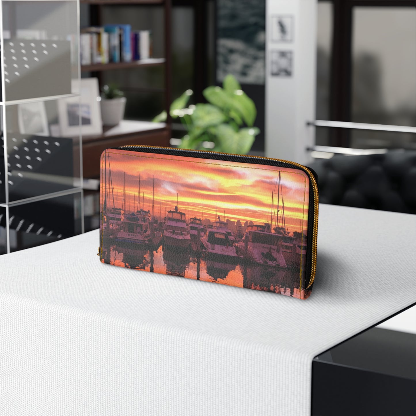 Zipper Wallet - "Tinsley's Harbor"