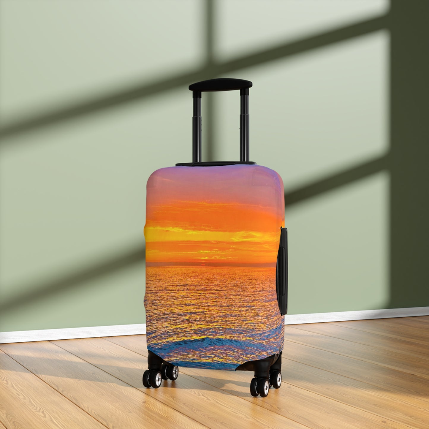 Sunset Ocean Luggage Cover - "Color Wheel"