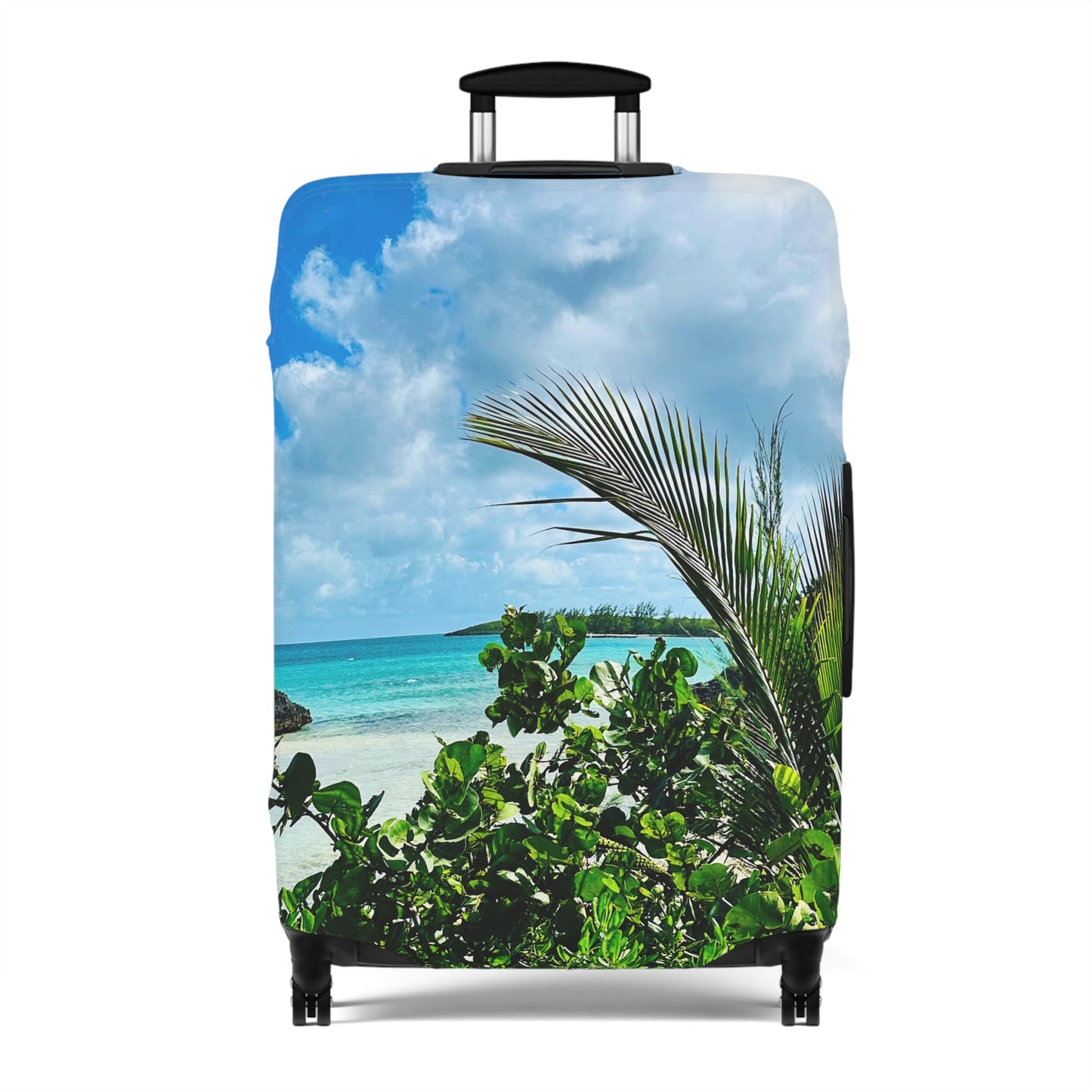 Tropical Luggage Cover - "Bahama Bloom"