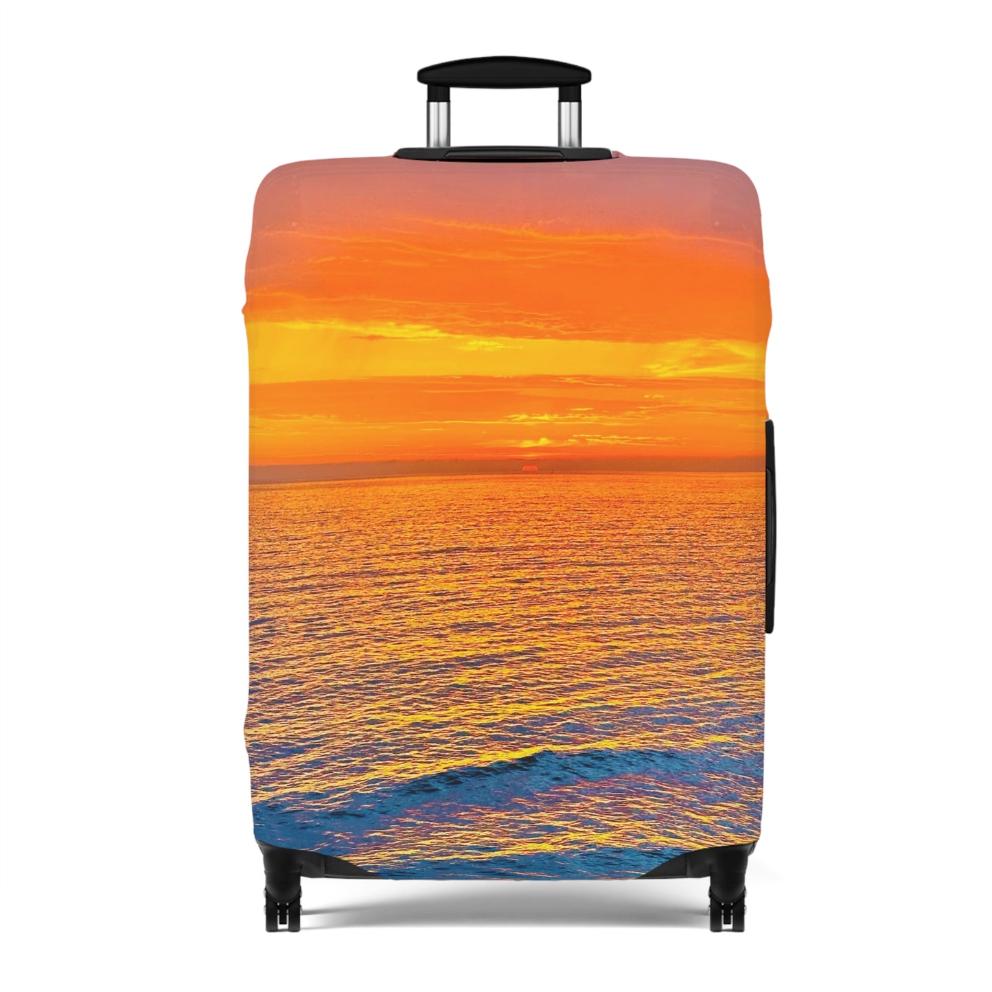 Sunset Ocean Luggage Cover - "Color Wheel"