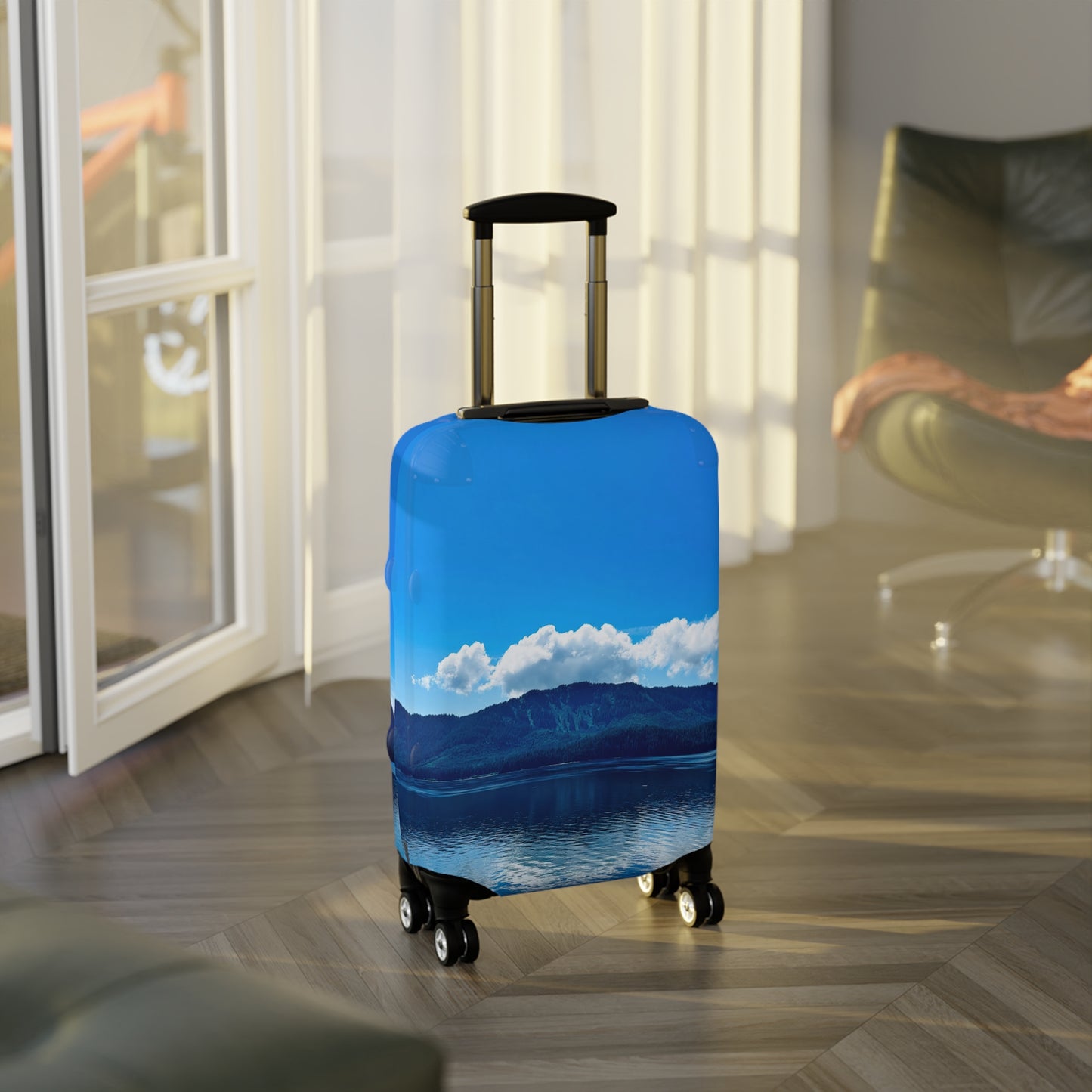 Luggage Cover - "Crystal Reflection"