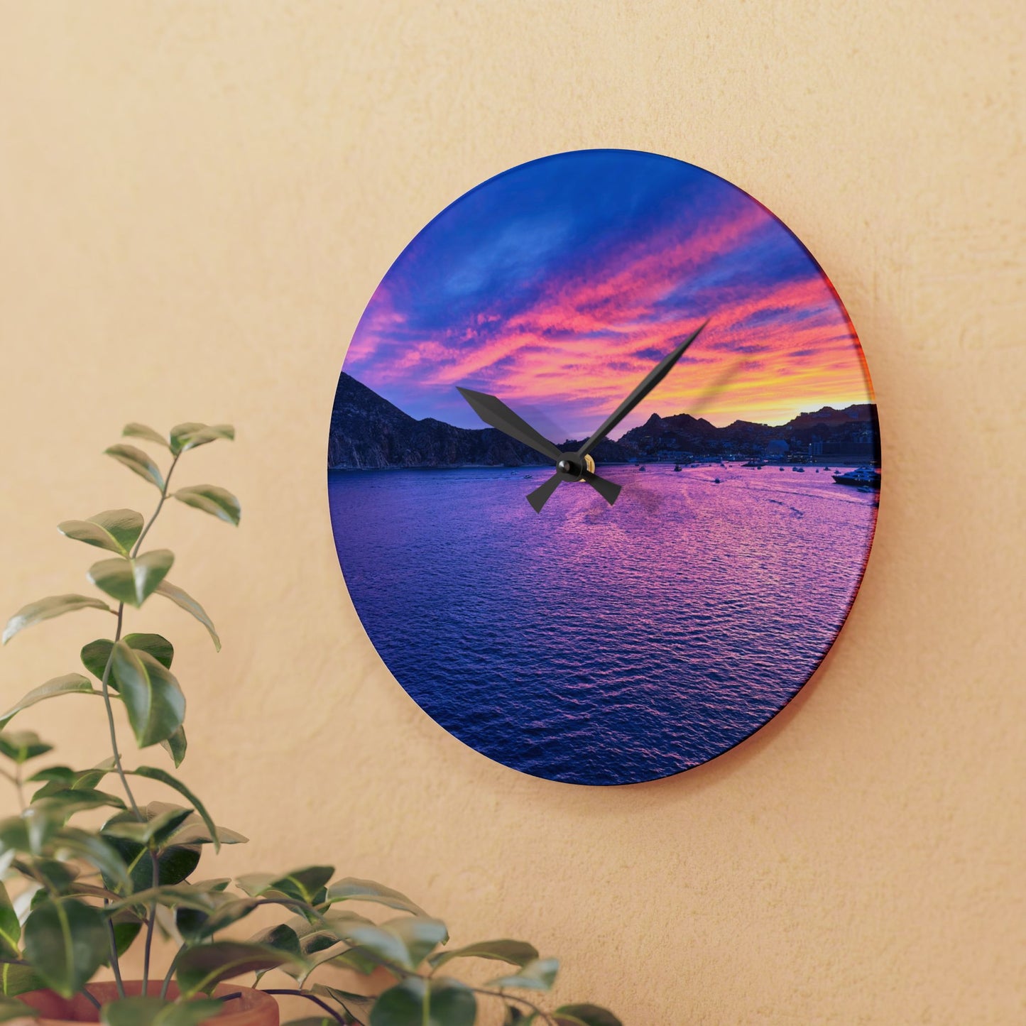 Acrylic Wall Clock - Cabo Vibes