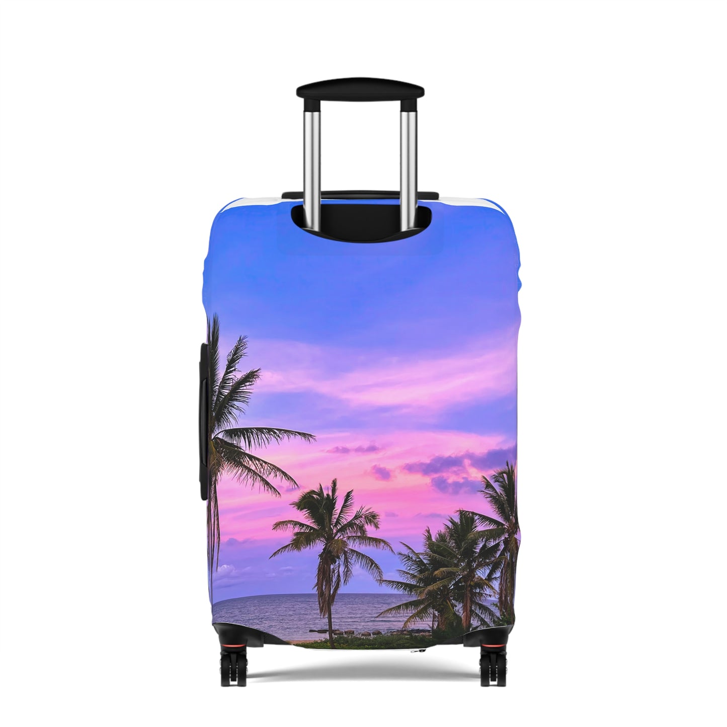 Tropical Luggage Cover - "Bubblegum"
