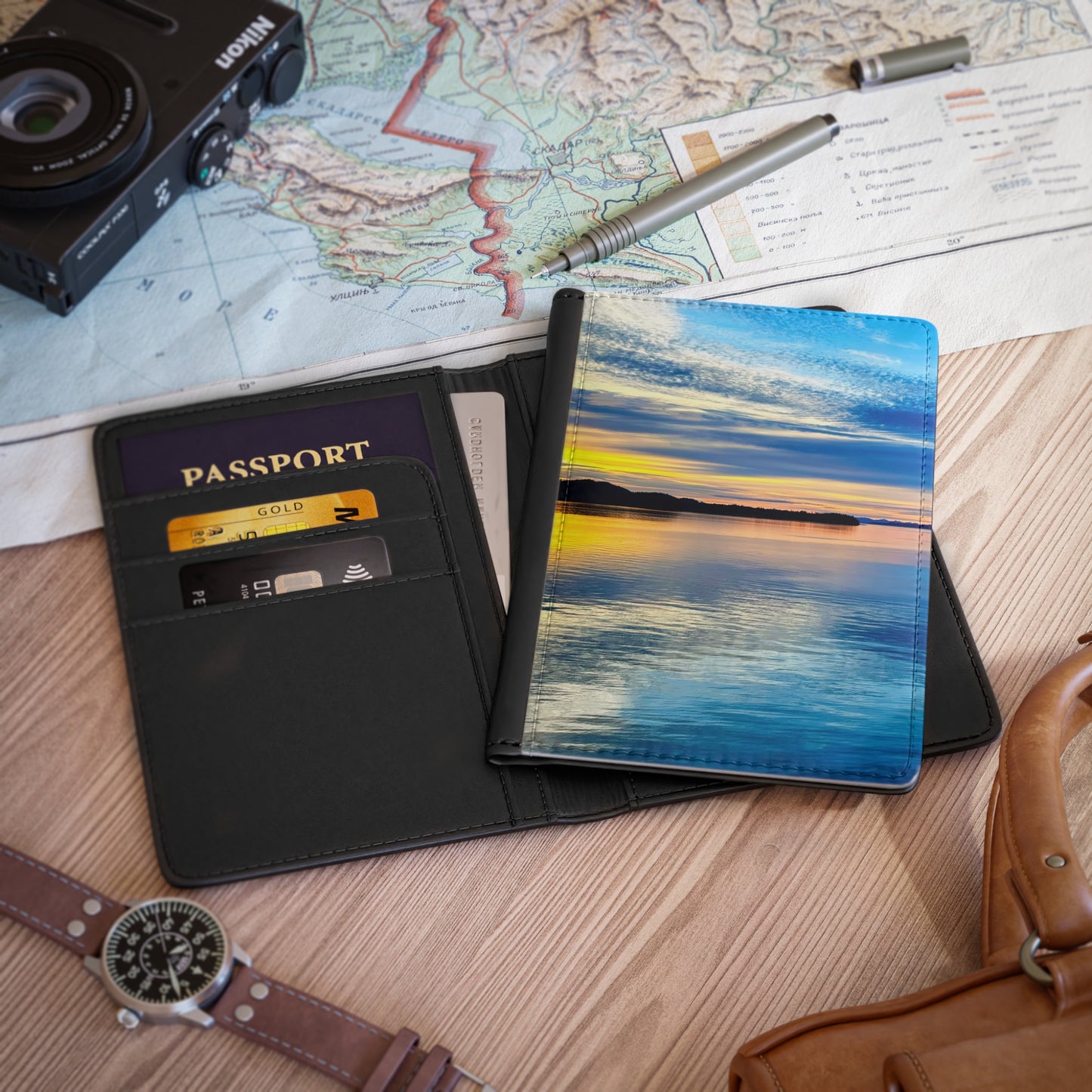 Passport Cover - "Frosted Light"