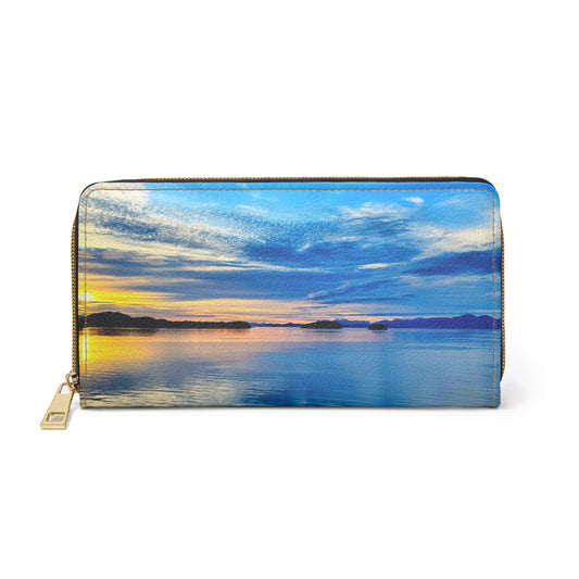 Zipper Wallet – "Frosted Light"