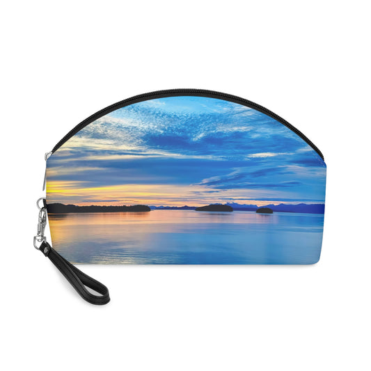 Makeup Bag / Travel Organizer - "Frosted Light"