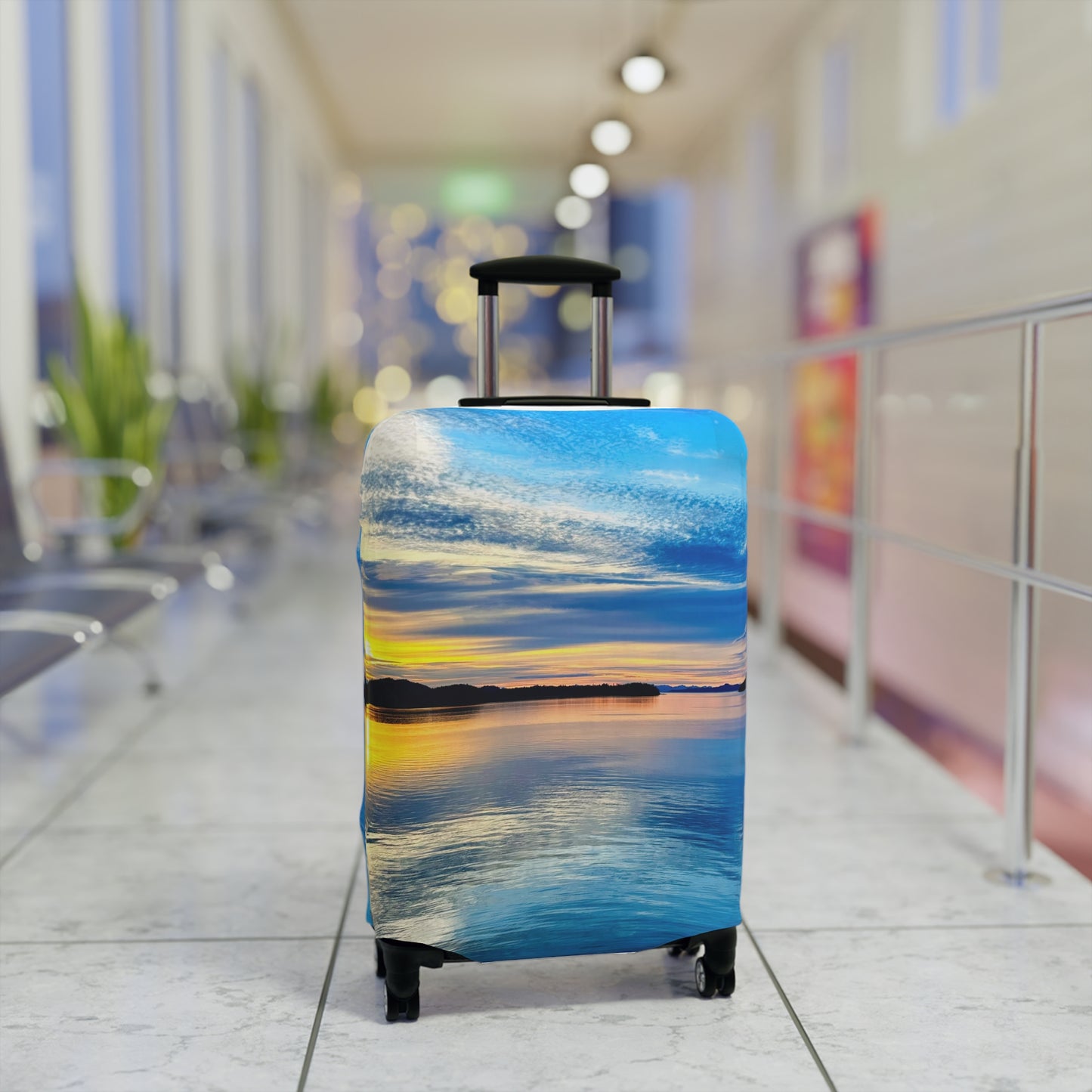 Scenic Luggage Cover - "Frosted Light"