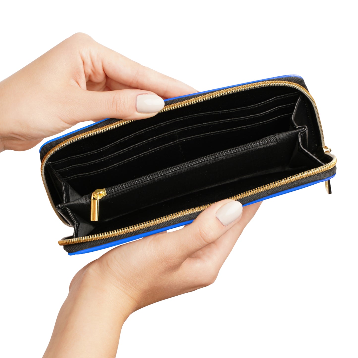 Zipper Wallet - "Twilight Palms"