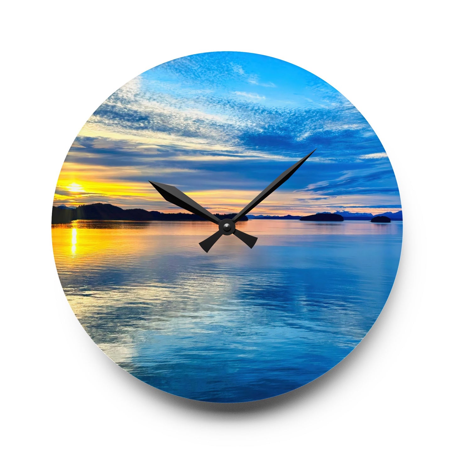 Acrylic Wall Clock - Frosted Light