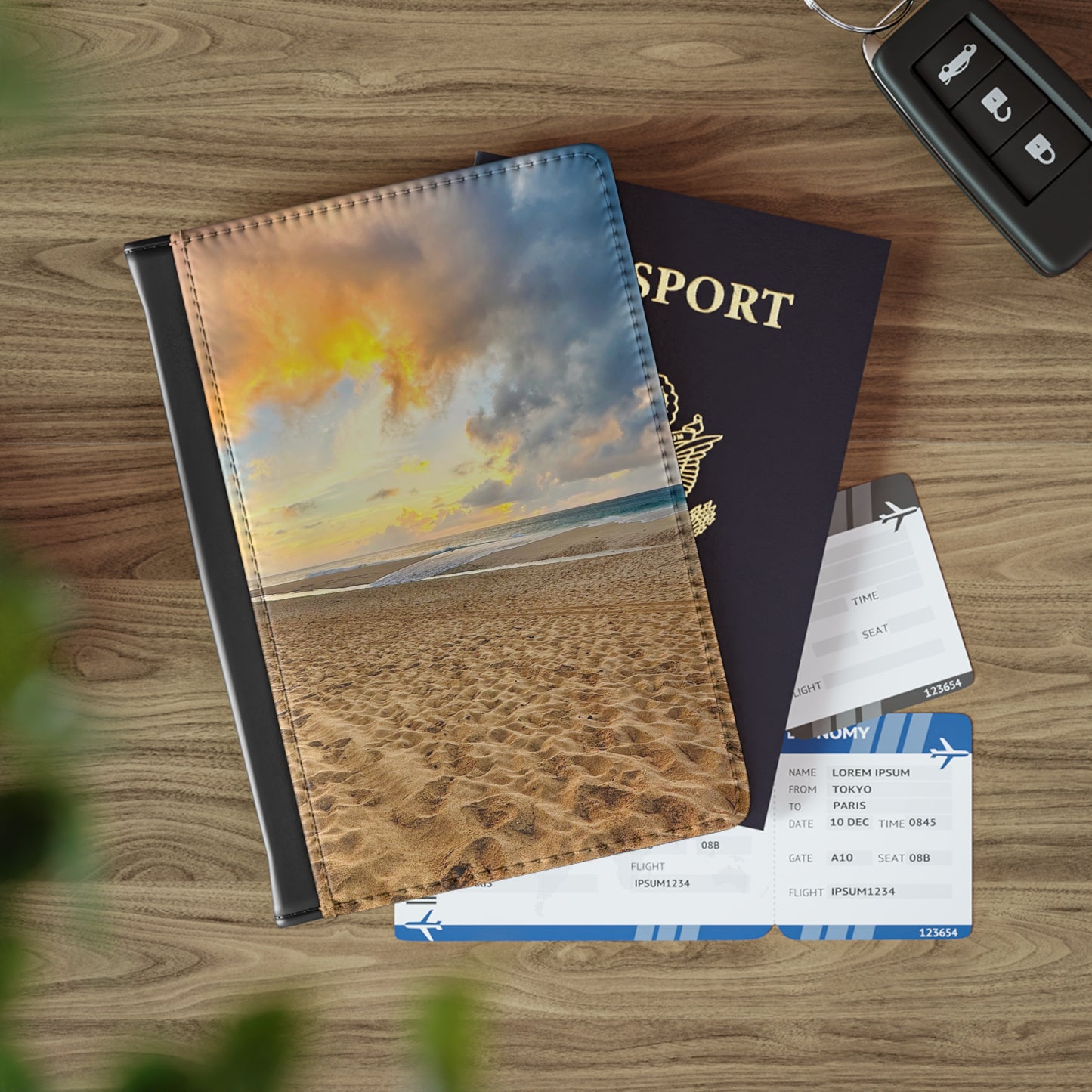Passport Cover - "Sunset Sands"