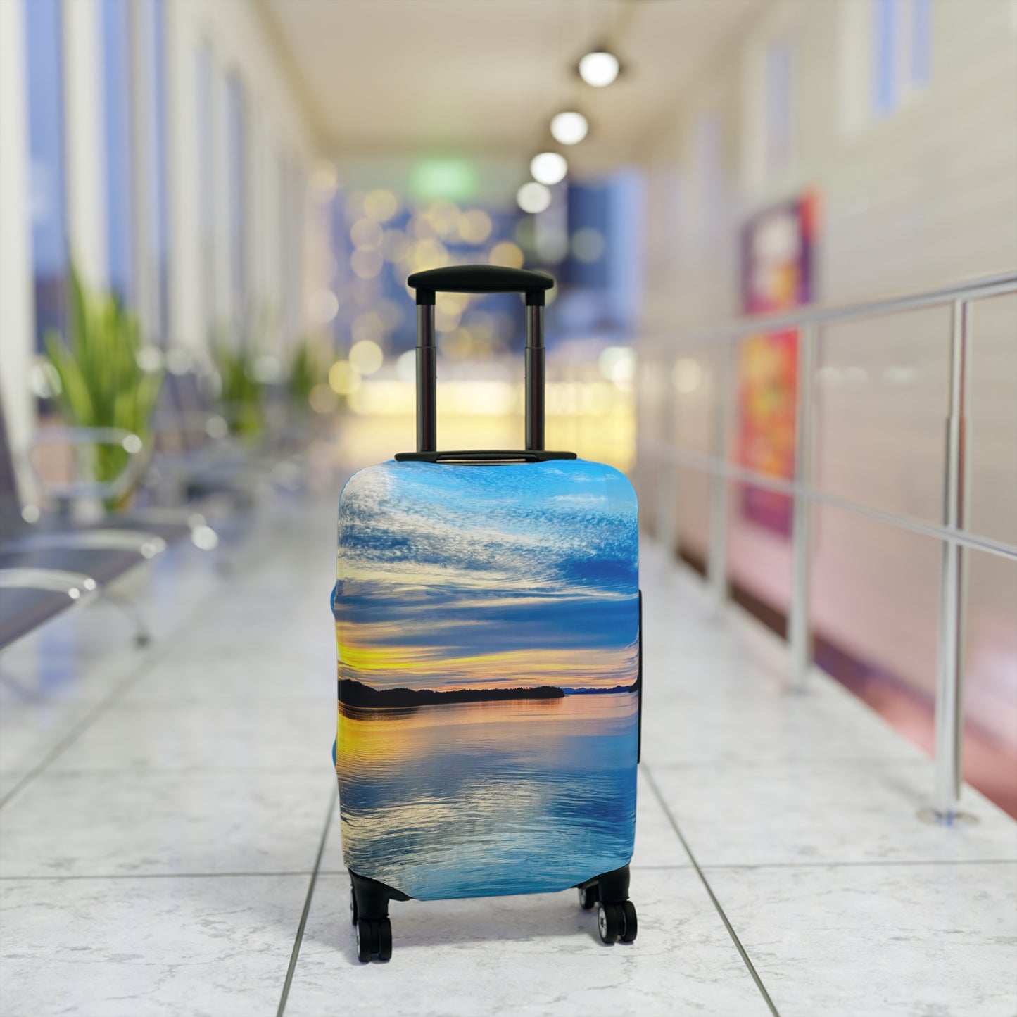 Scenic Luggage Cover - "Frosted Light"