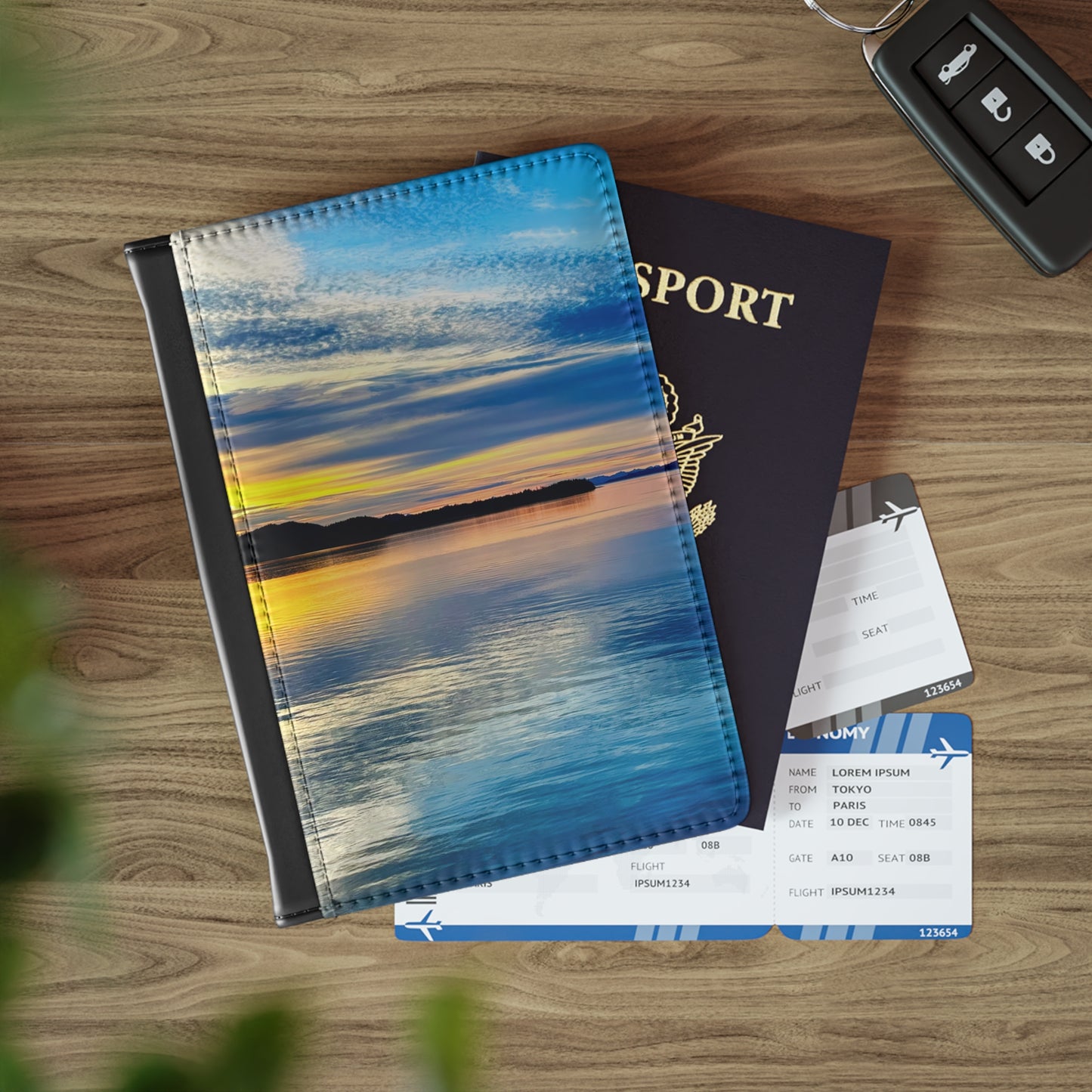 Passport Cover - "Frosted Light"