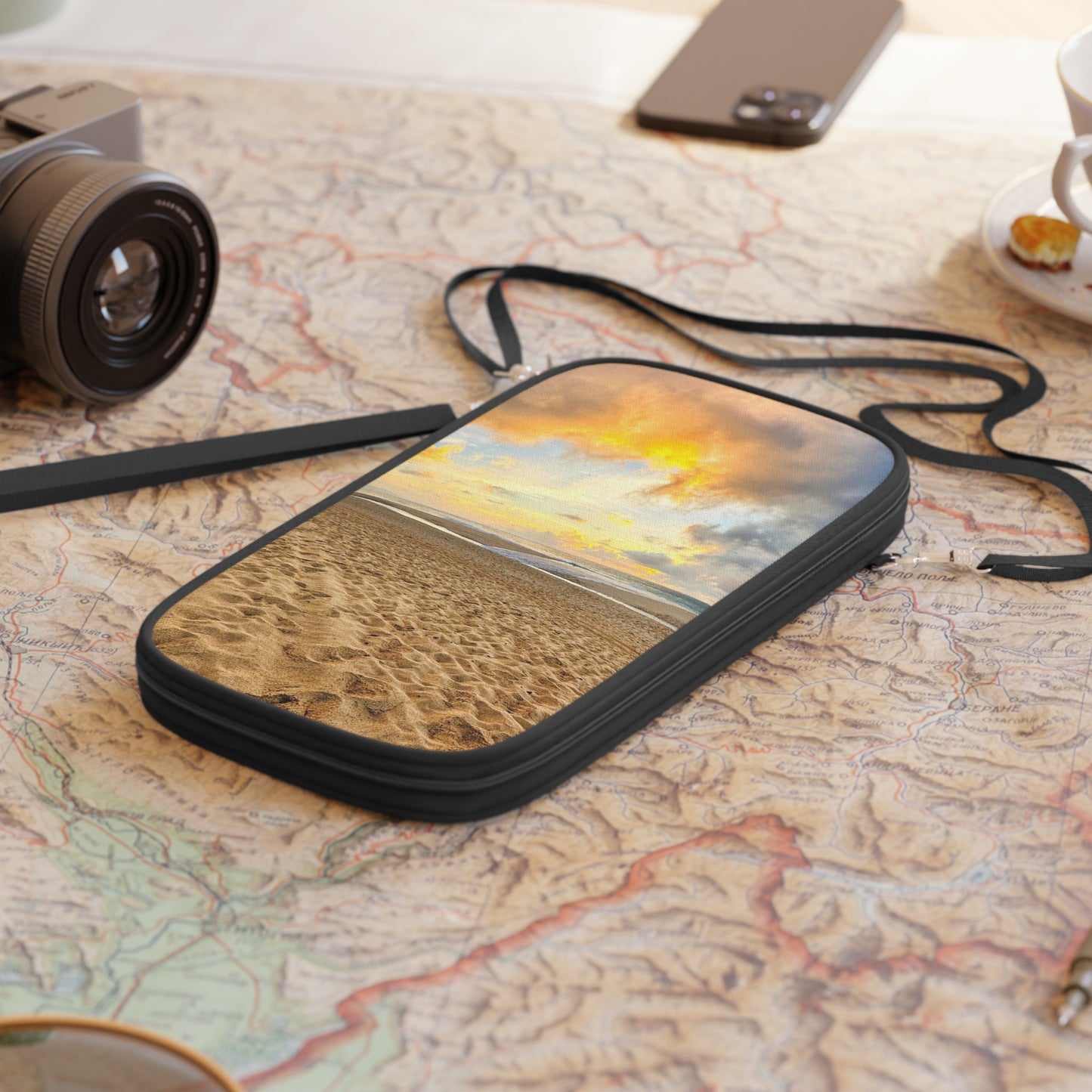 Passport Wallet - "Sunset Sands"