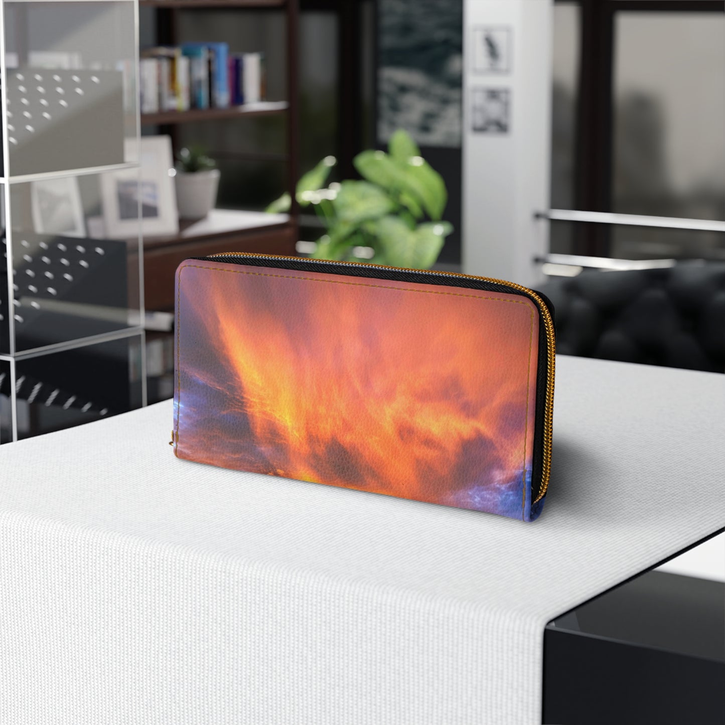 Zipper Wallet - "Sunfire"