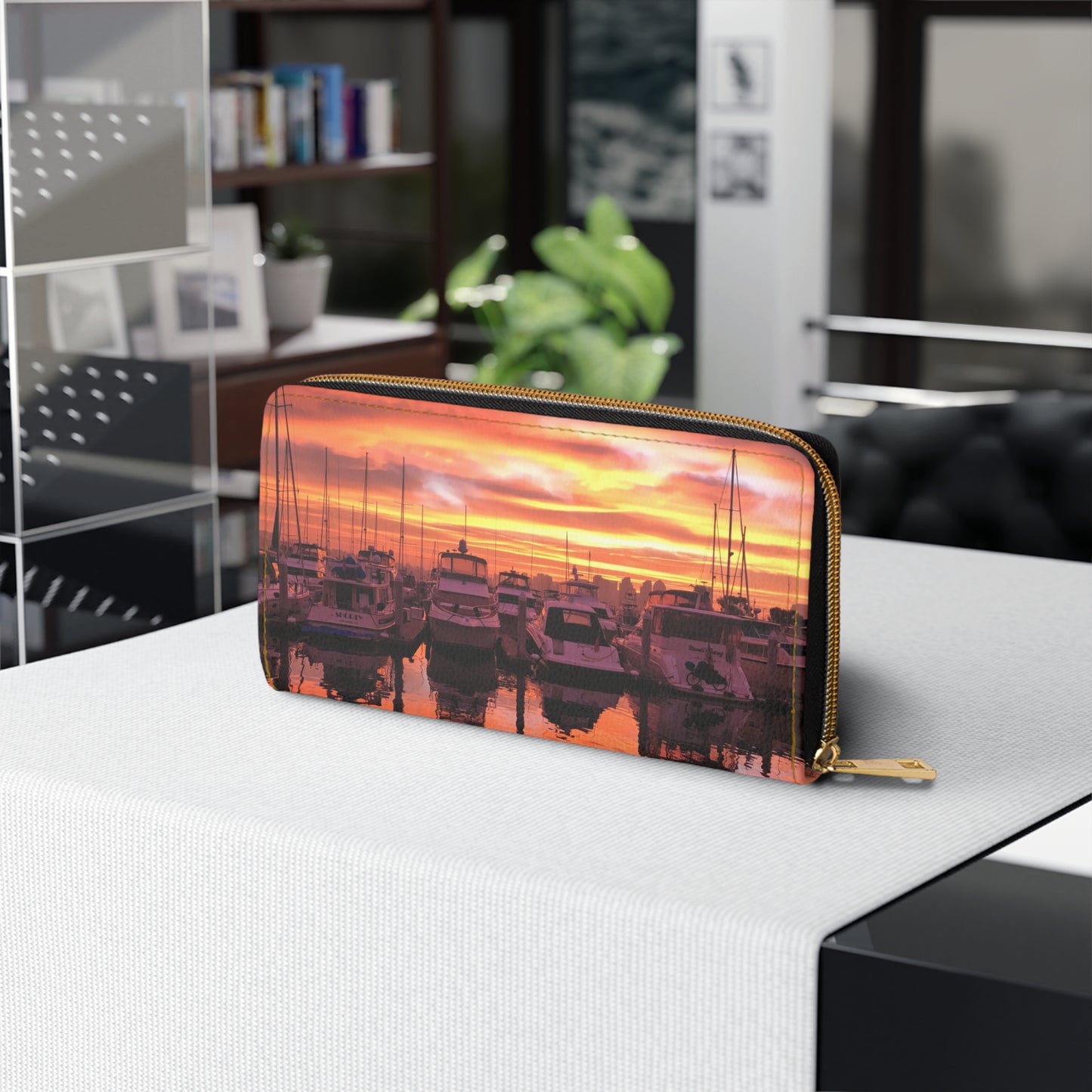 Zipper Wallet - "Tinsley's Harbor"
