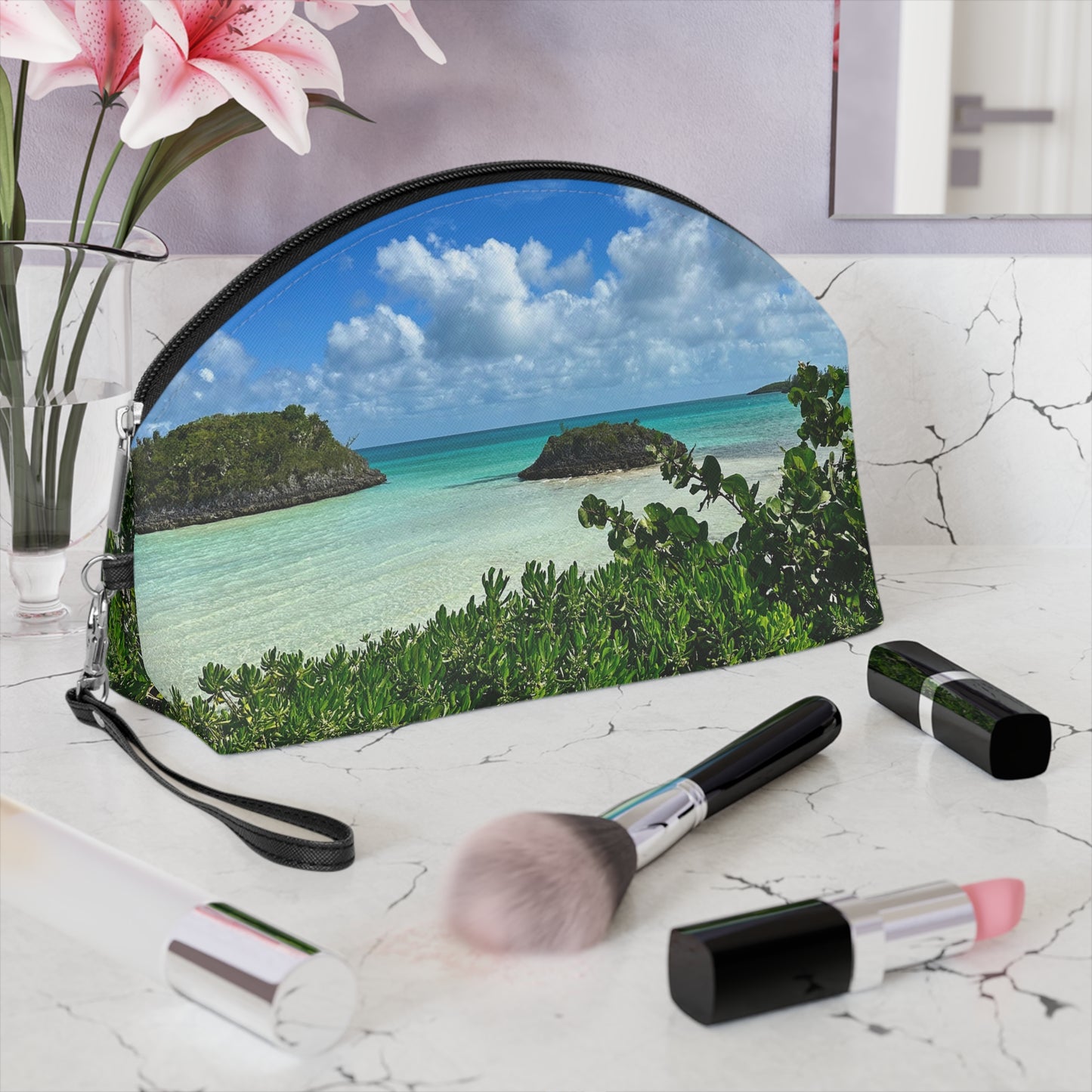 Makeup Bag / Travel Pouch - "Sea Turtle"
