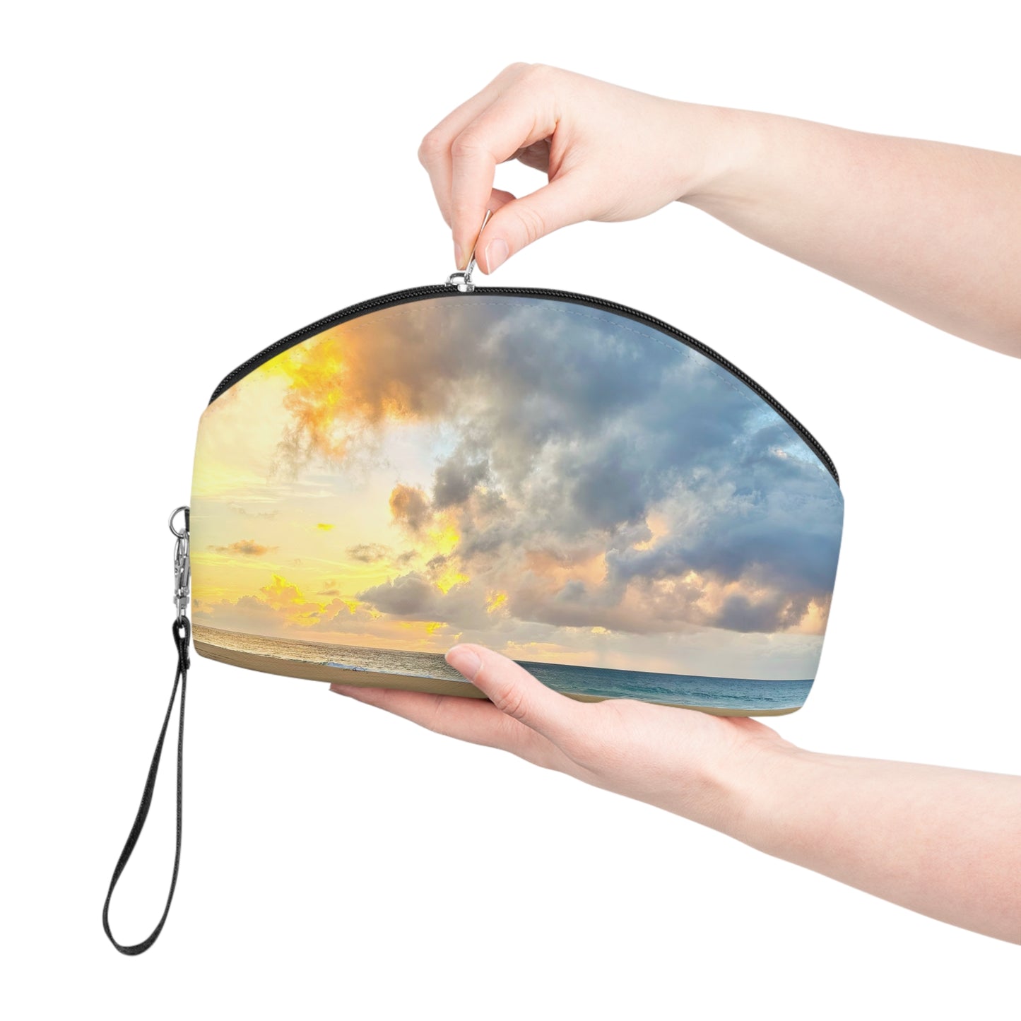 Makeup Bag / Travel Pouch - "Shore Radiance"